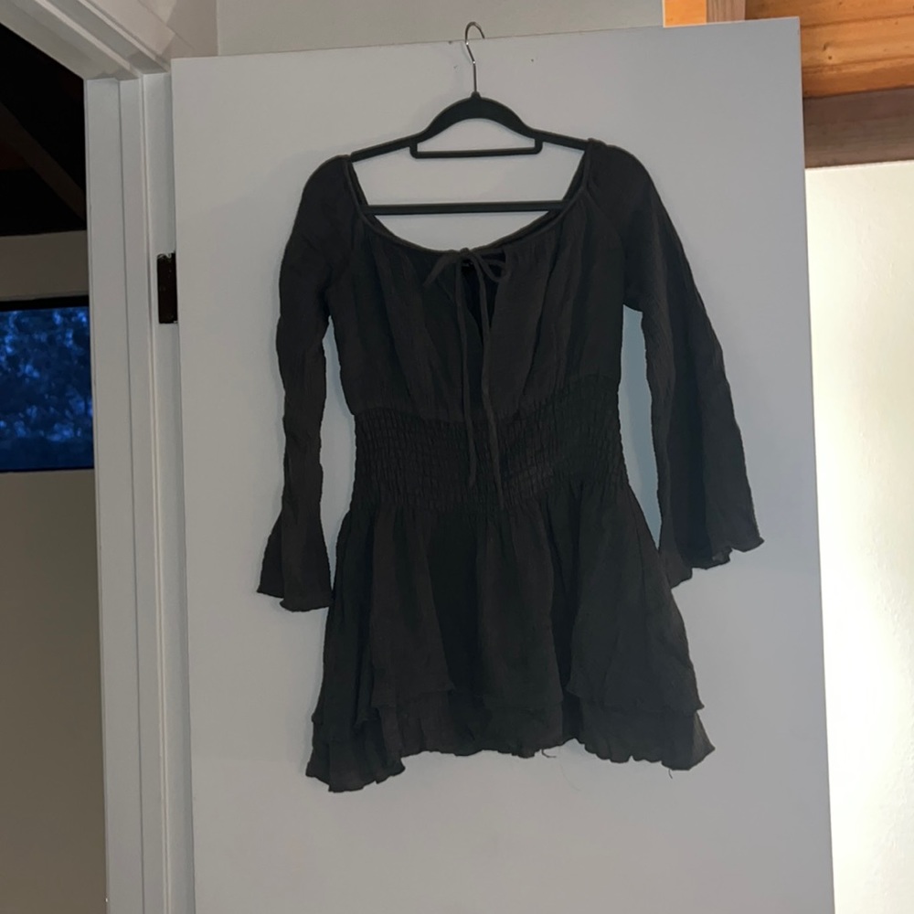 Green long sleeve dress size XS